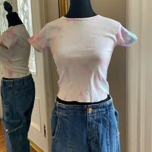 Fitted Tie-Dye T-Shirt